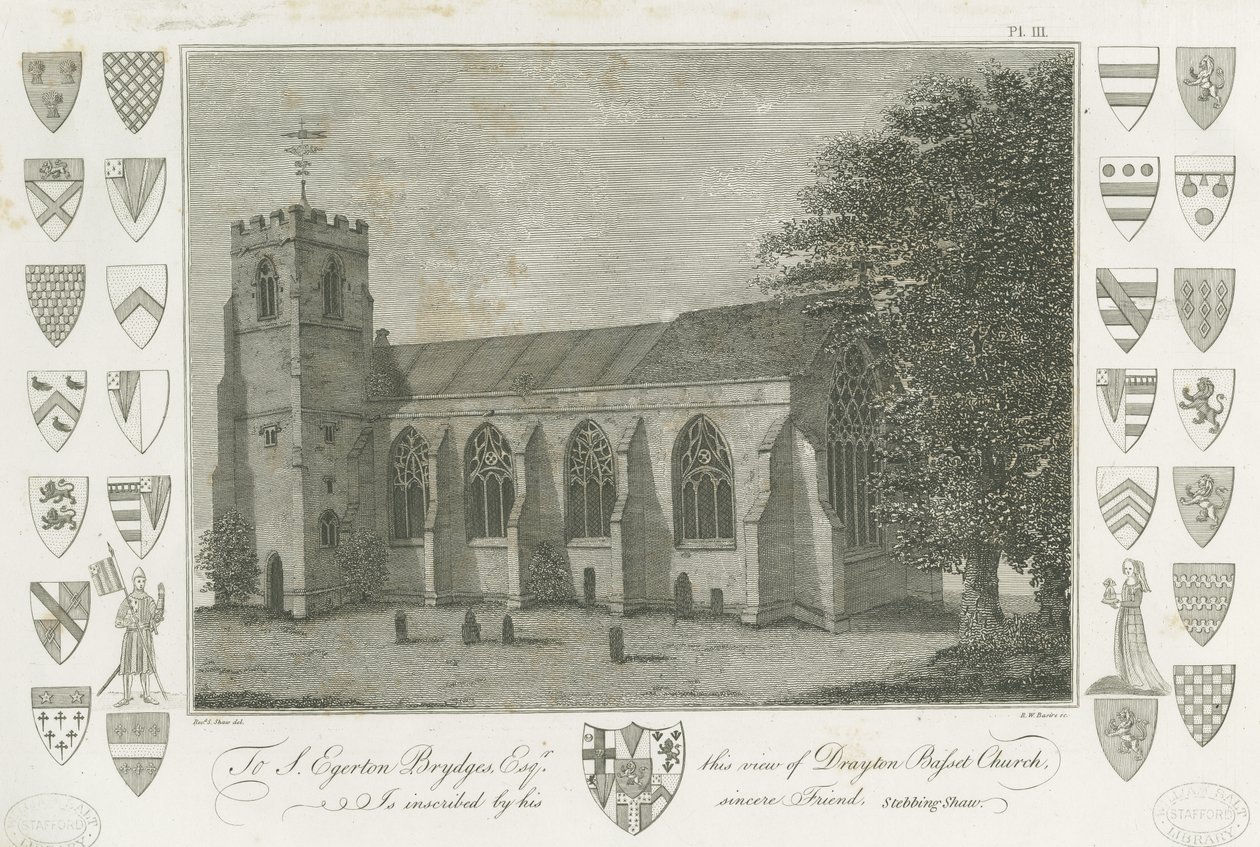 Drayton Bassett Kerk door Stebbing Shaw
