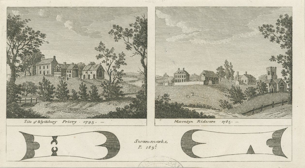 Mavesyn Ridware Hall - Poortgebouw door Stebbing Shaw
