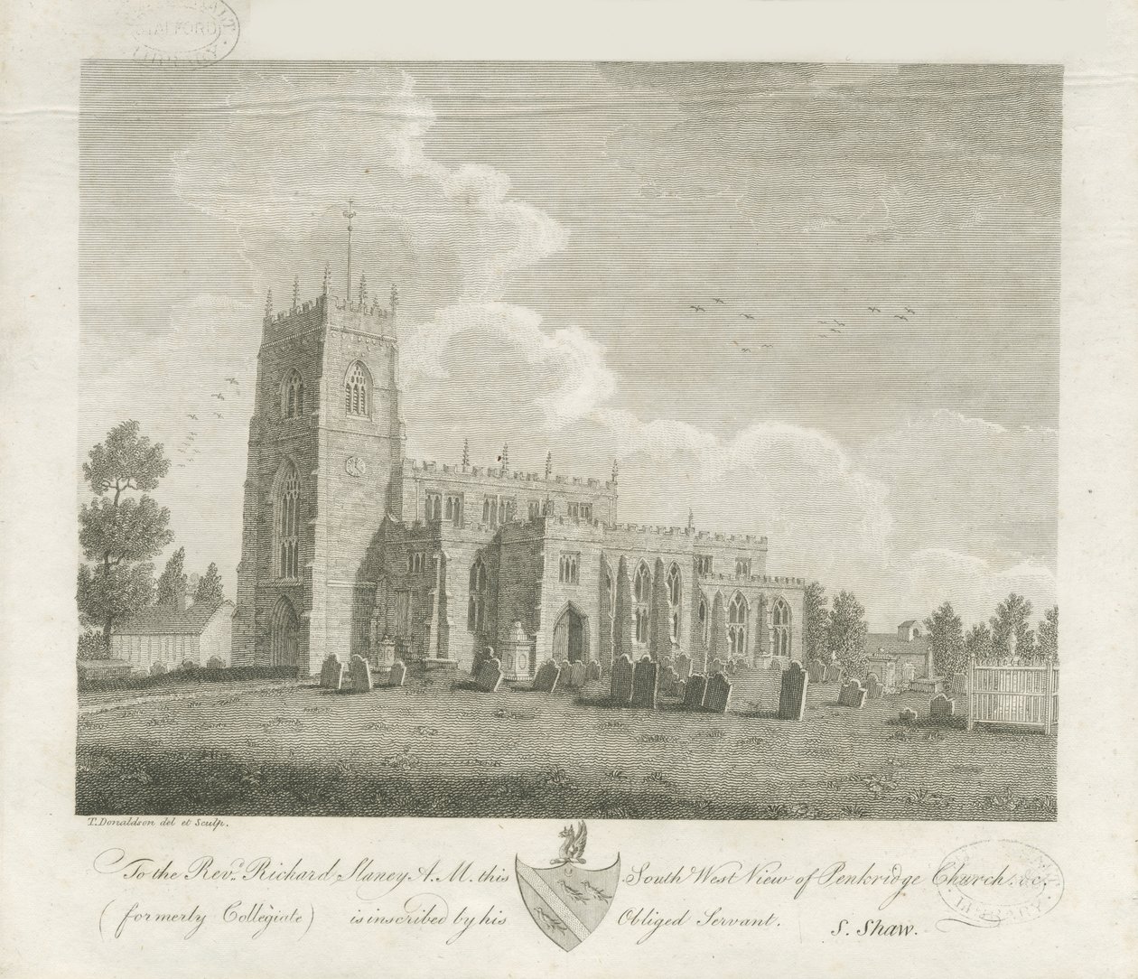 Penkridge Kerk door Stebbing Shaw