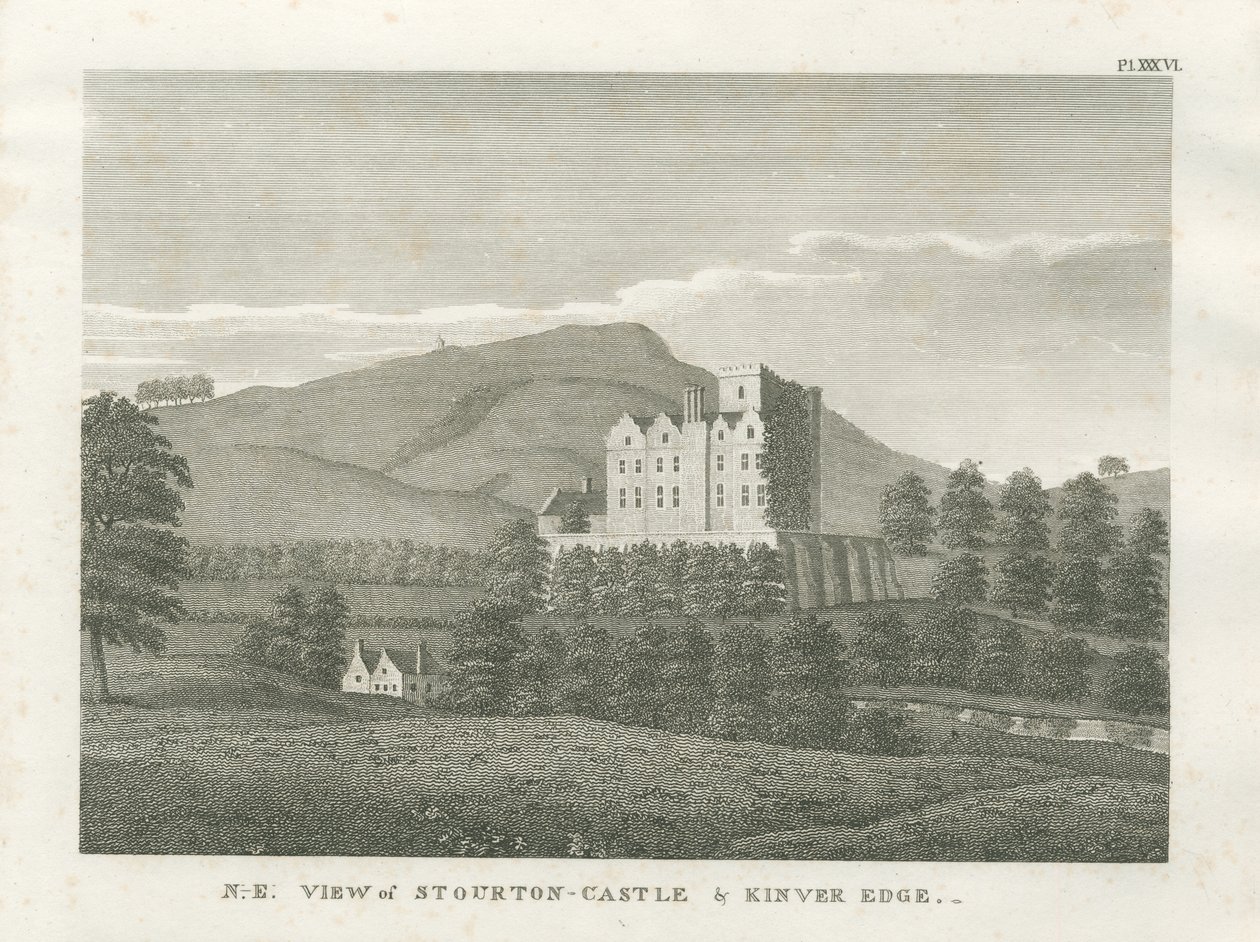 Stourton Kasteel en Kinver Edge door Stebbing Shaw