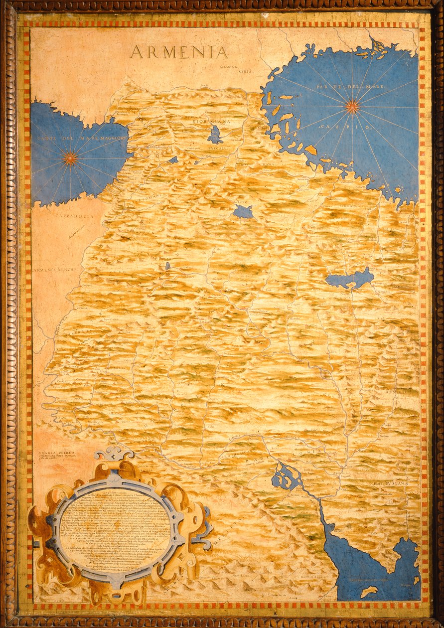 Kaart van Armenië door Stefano Bonsignori
