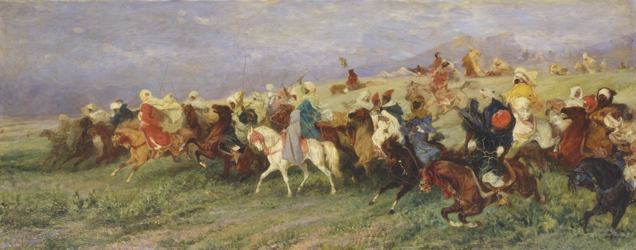 Arabische Fantasie door Stefano Ussi