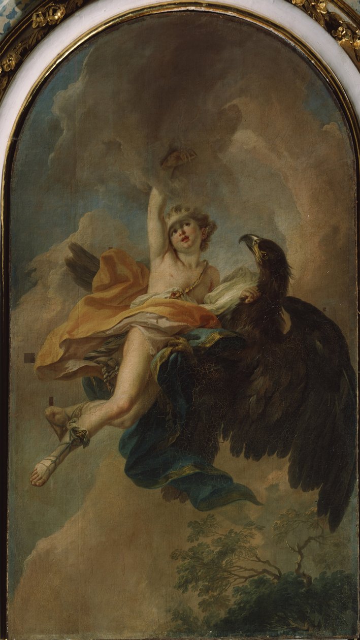 De Ontvoering van Ganymedes, 1760s door Stefano Torelli