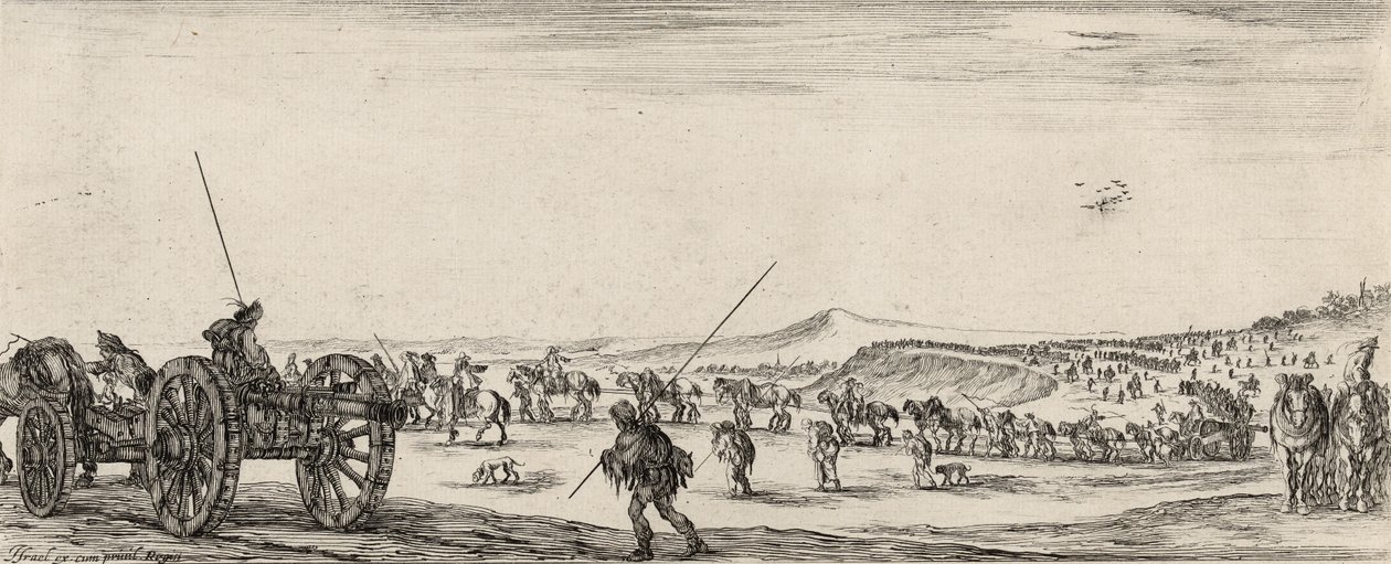 Autre Conduite de Canons door Stefano della Bella