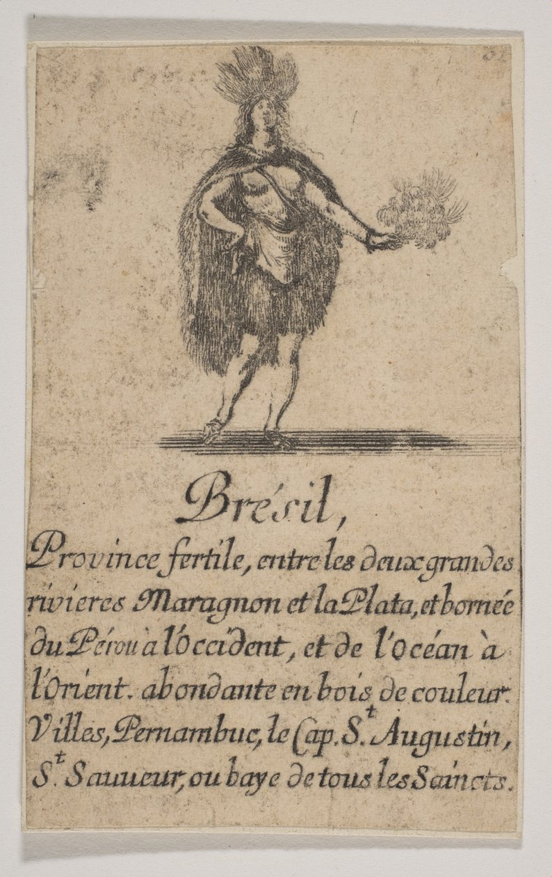 Brazilië, 1644 door Stefano della Bella