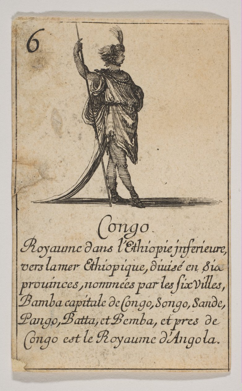 Congo, 1644 door Stefano della Bella