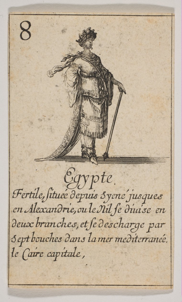 Egypte, 1644 door Stefano della Bella