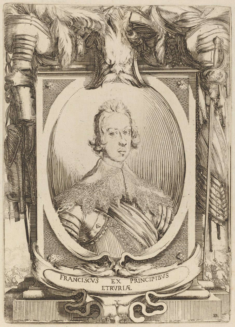 Francesco de Medici, Prins van Toscane door Stefano della Bella