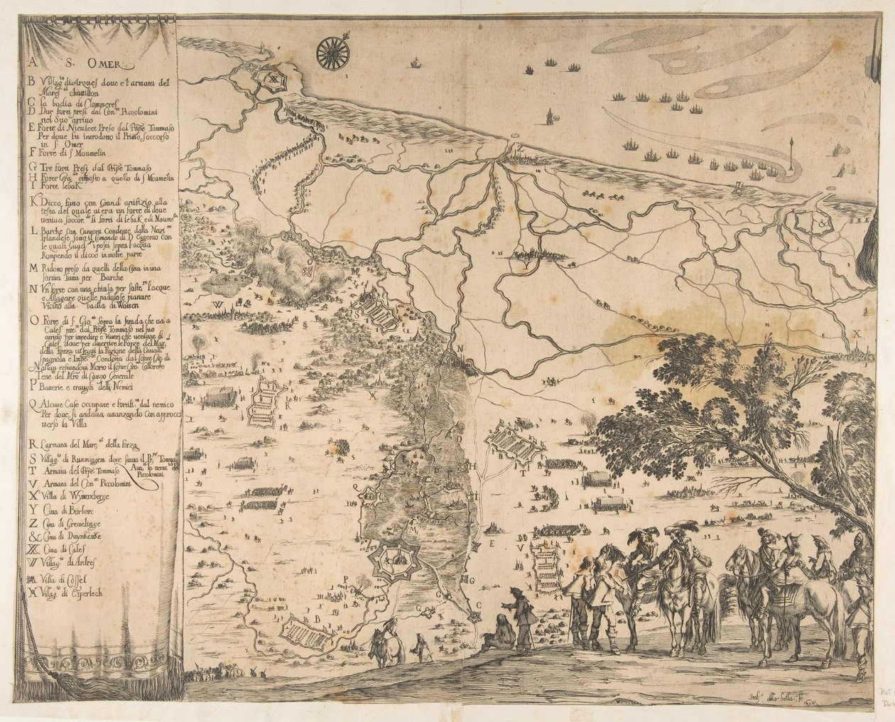Belegering van Saint-Omer, 1638 door Stefano della Bella