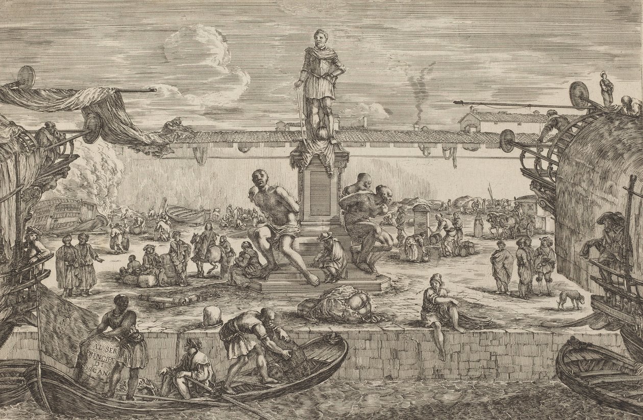 Standbeeld van Ferdinand I, waarschijnlijk ca. 1654-1655 door Stefano della Bella