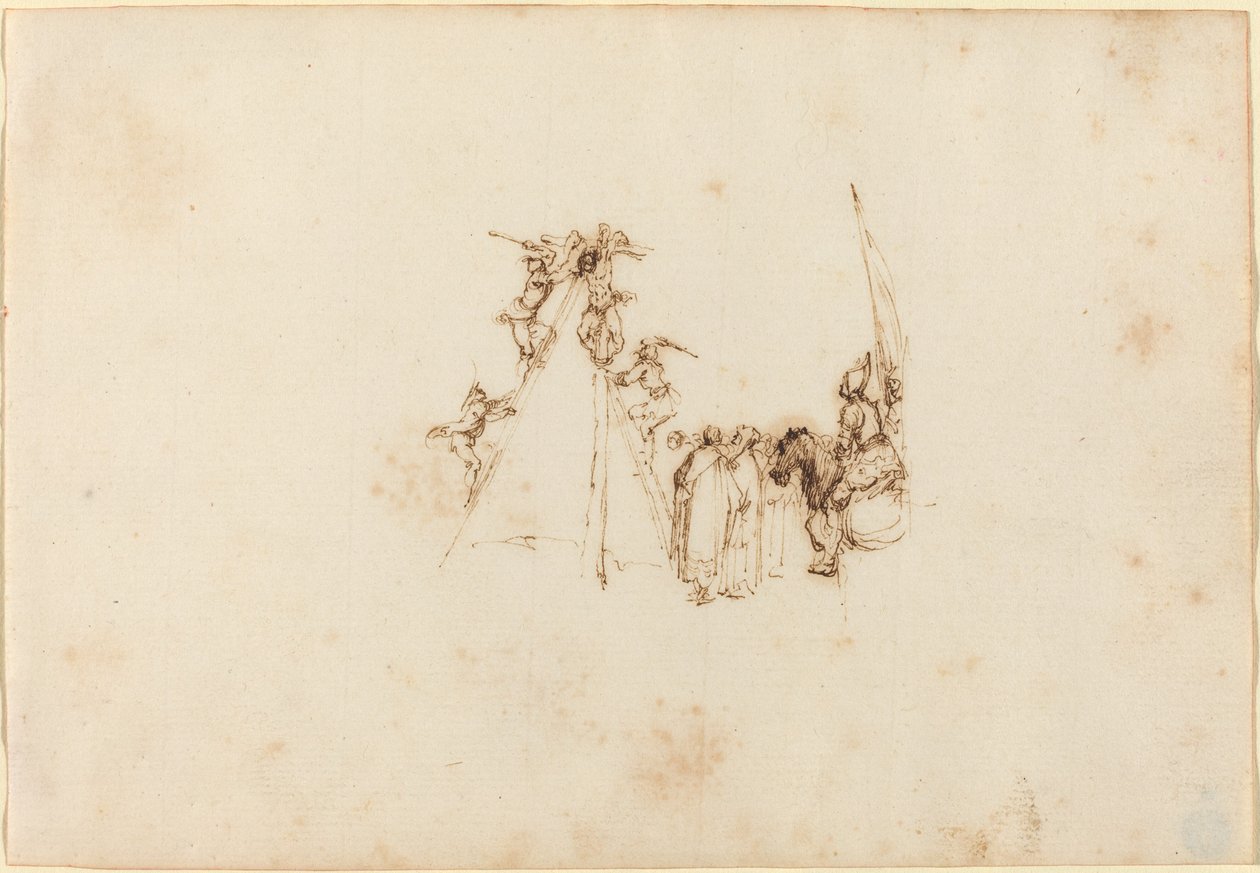 Het Martelaarschap van Sint Filippus door Stefano della Bella