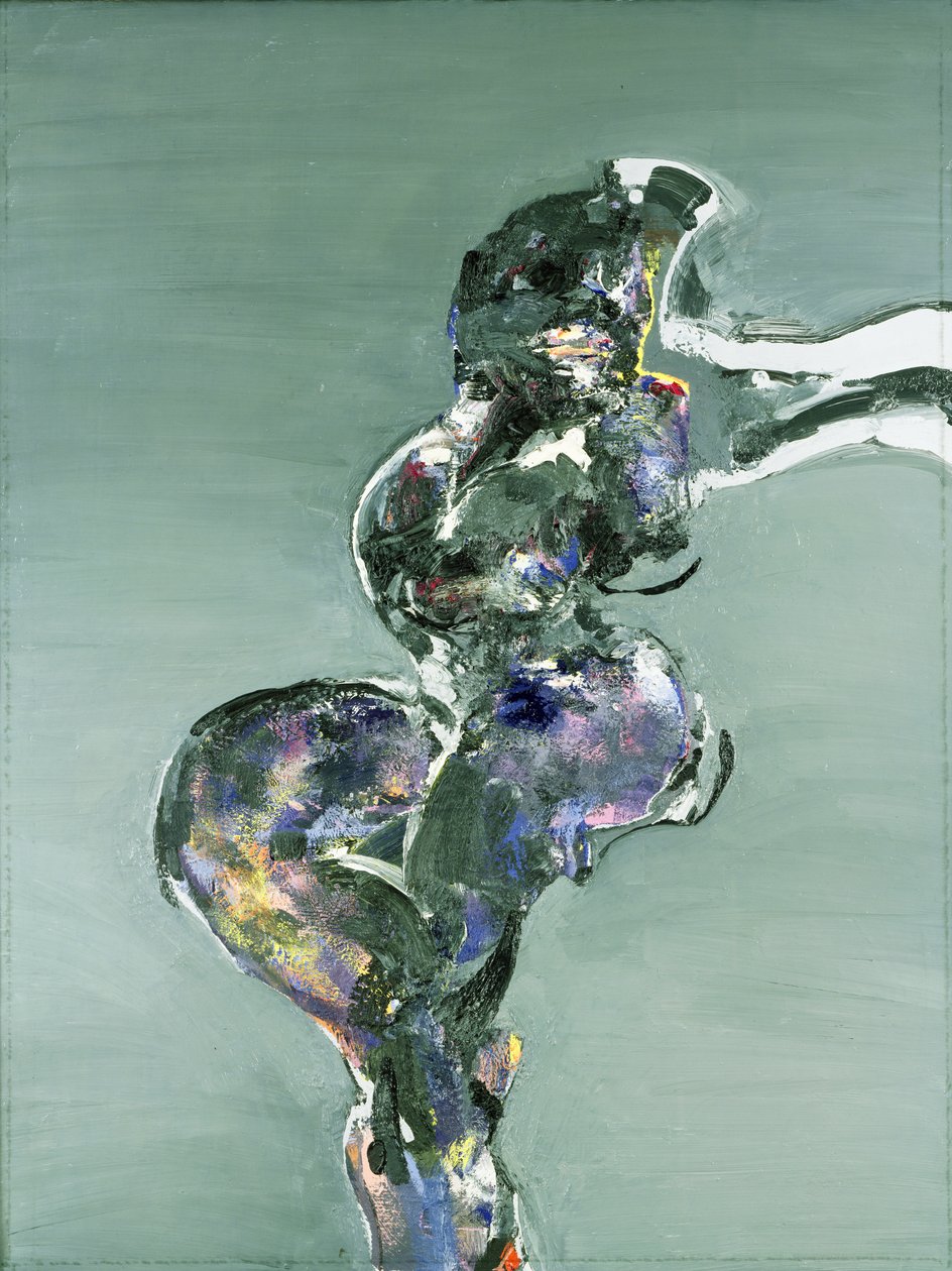 Zittende naakte, 1979 door Stephen Finer