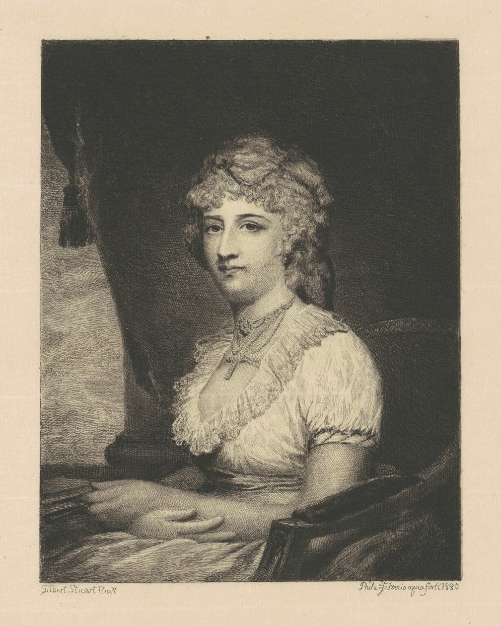 Mevrouw Phillip Nicklin (Julianna Chew) door Stephen James Ferris, after Gilbert Stuart