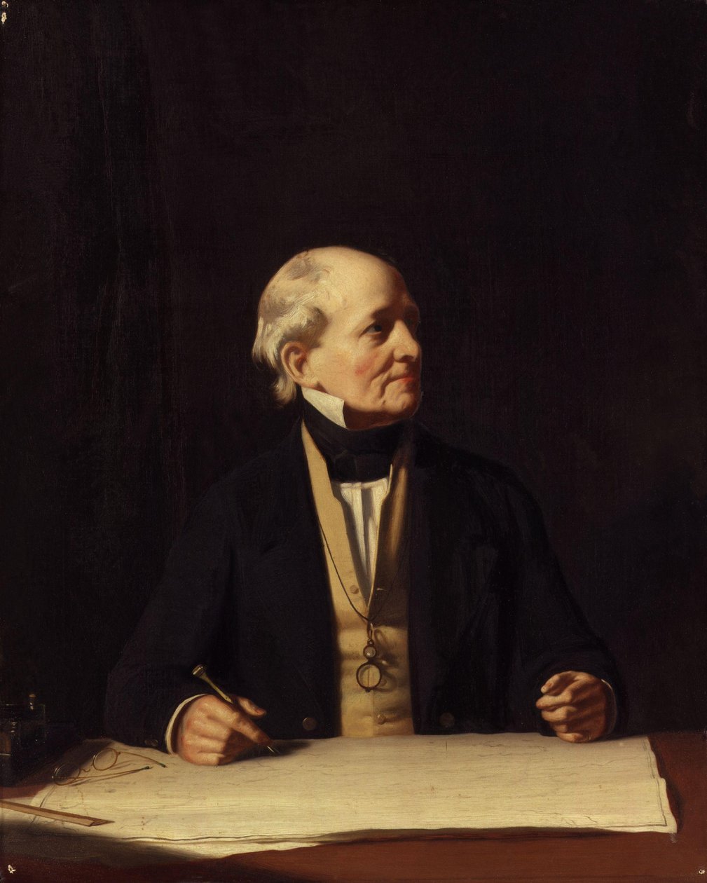 Sir Francis Beaufort door Stephen Pearce