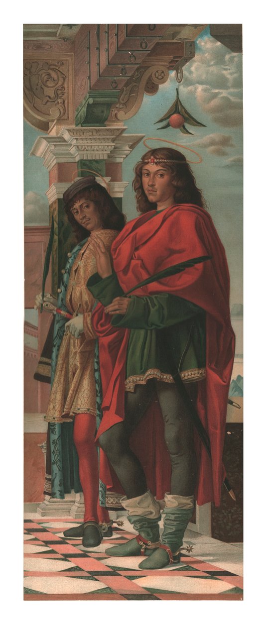 St. Nazarus met St. Celsus, 1874 door Storch and Kramer