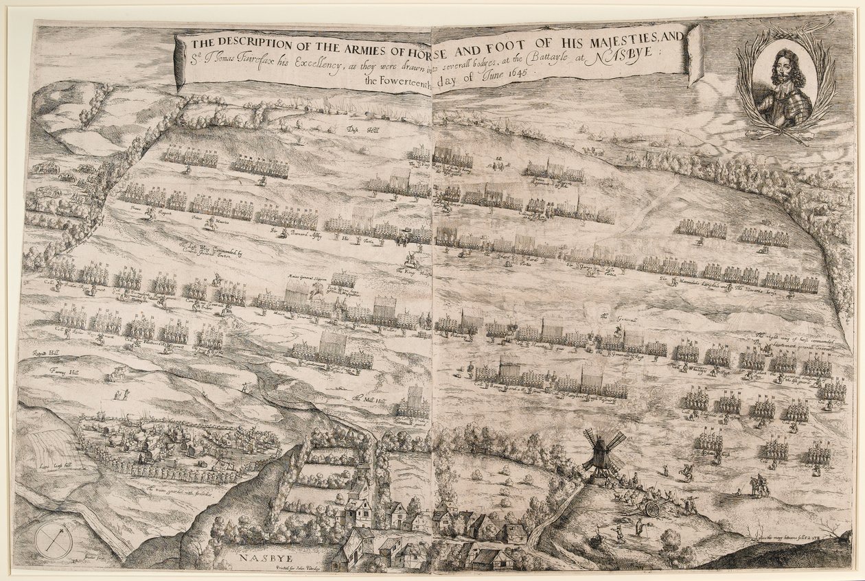 Beschrijving van de legers van paard en voet van Zijne Majesteit en Sir Thomas Fairfax; de veertiende dag van juni 1645 door Streeter