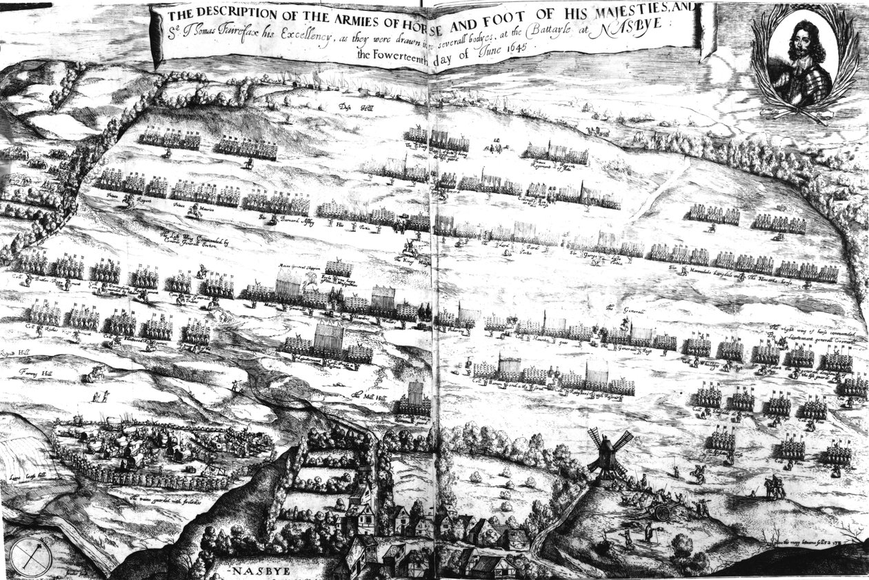 De Beschrijving van de Legers van Paard en Voet van Zijne Majesteiten bij de Slag van Naseby, 14 juni 1645, voor het eerst gepubliceerd in 