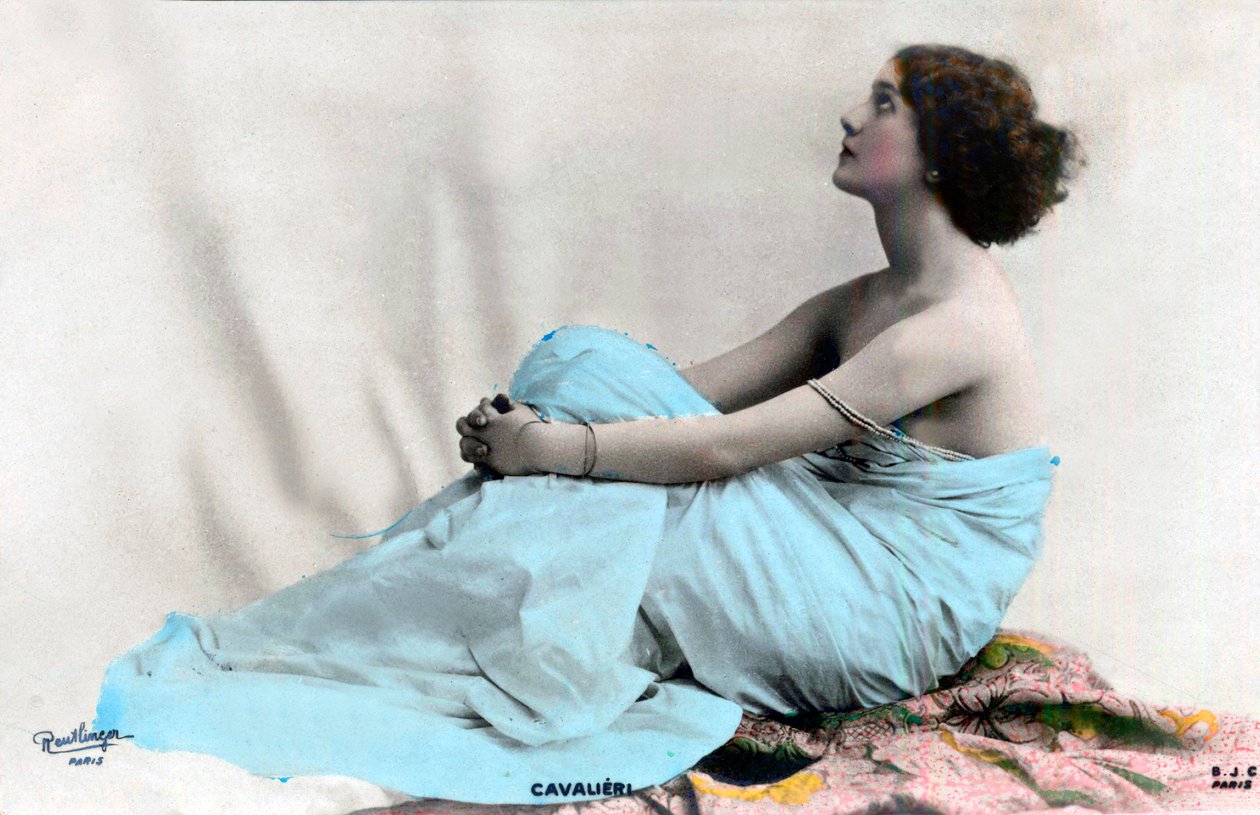 Lina Cavalieri als Fedora, c. 1900-1905 door Studio Reutlinger