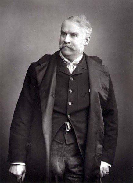 Sir William Schwenck Gilbert, toneelschrijver, portretfoto door Studio Walery