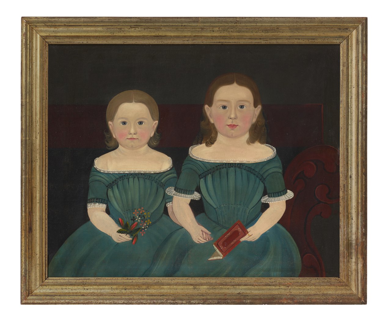 Mary en Elizabeth Hathaway, ca.1849 door Sturtevant J. Hamblin