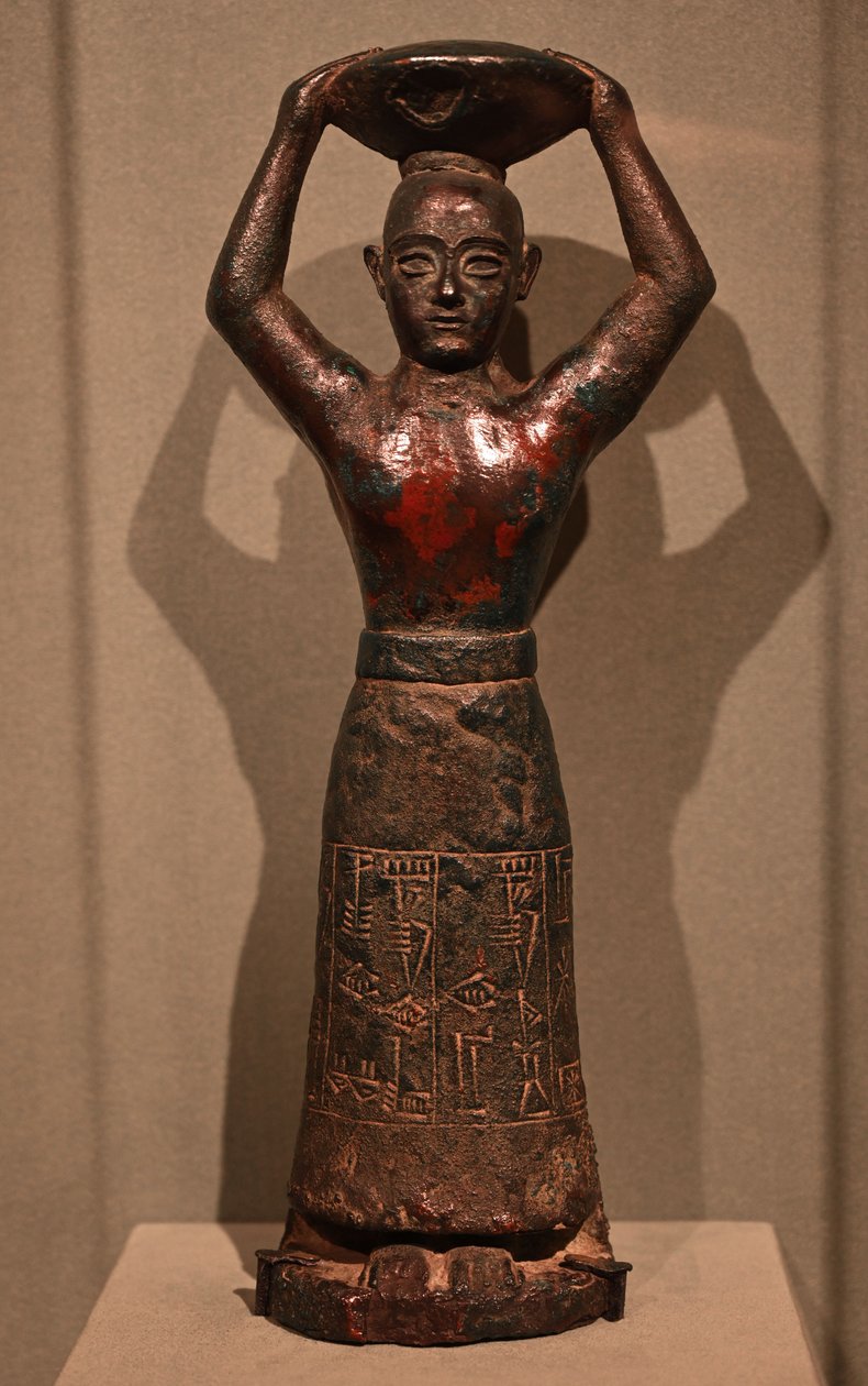 Beeld van koning Ur-Nammu Dynastie, 2112-2004 v.Chr. door Sumerian Mesopotamian School
