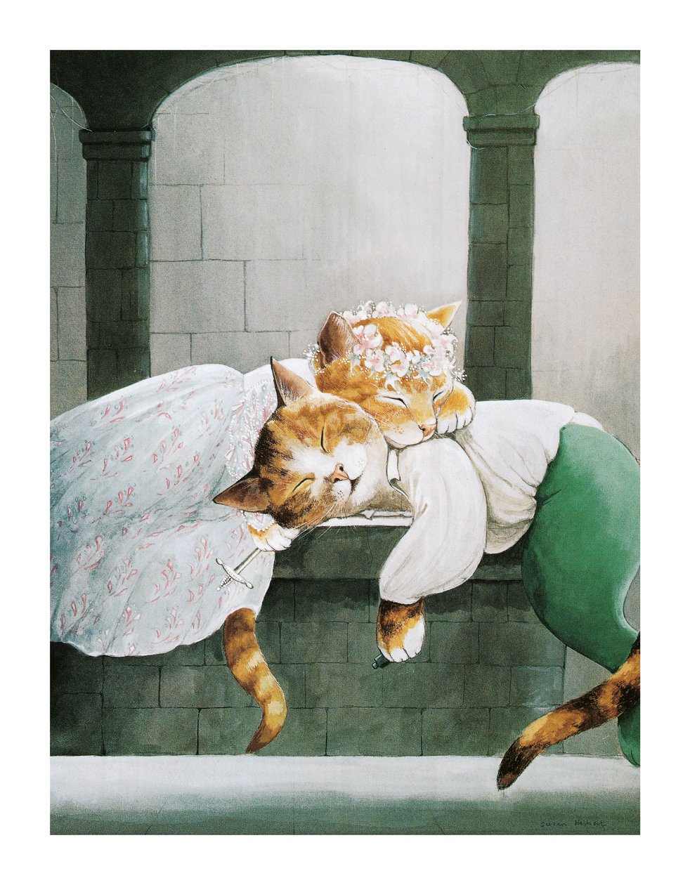 Illustratie uit Shakespeare Cats: Poster Book door Susan Herbert