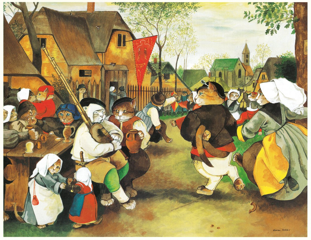 Illustratie uit The Cats