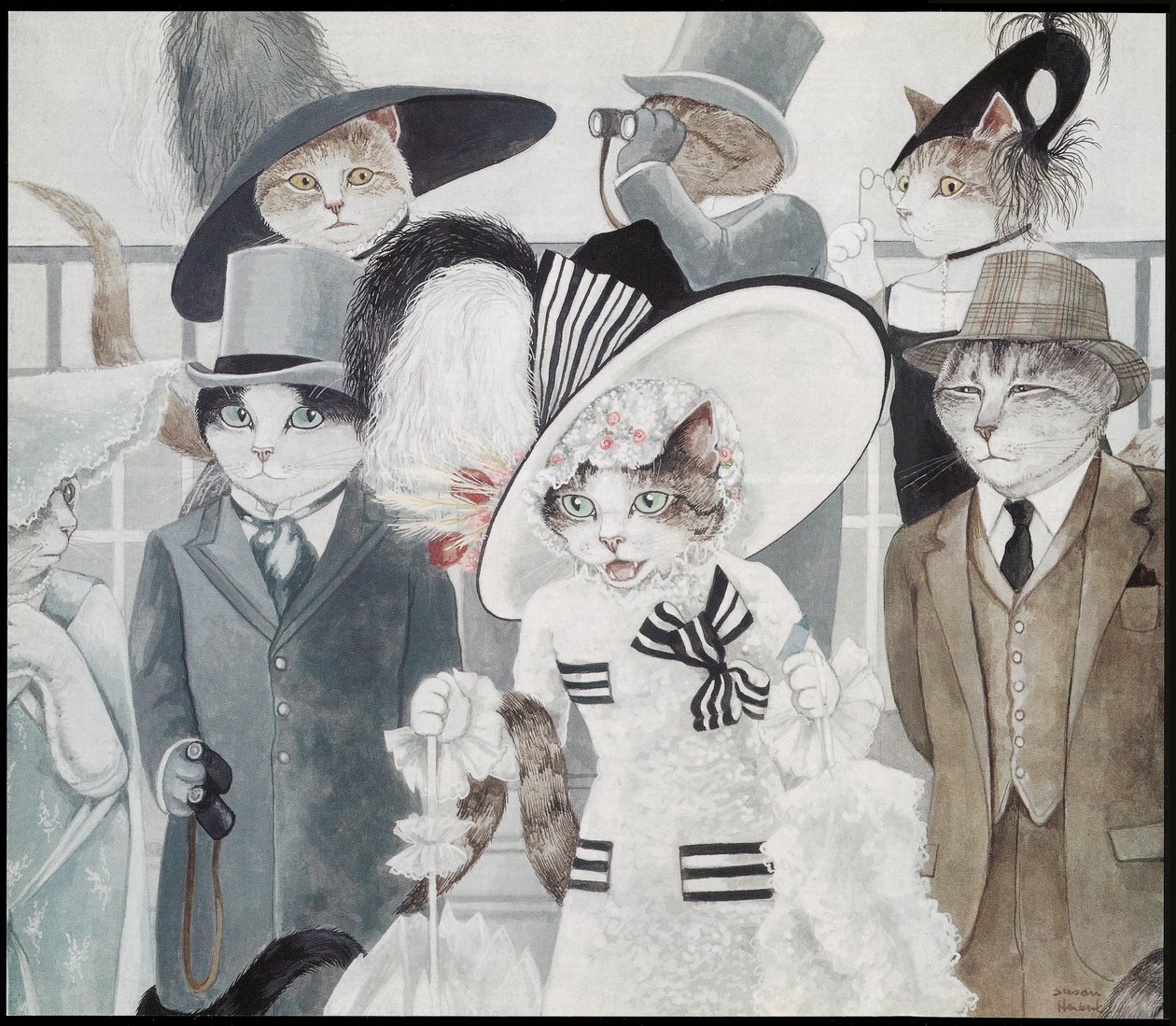 Illustratie uit de Film Cats (pub. 2006) door Susan Herbert