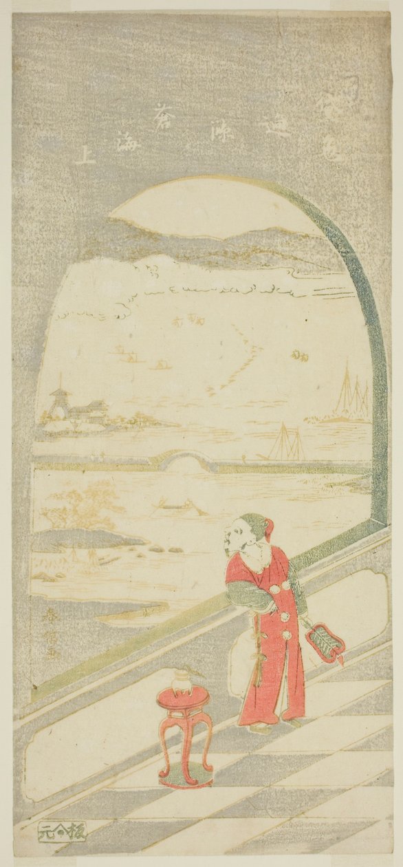 Chinese dichter door Suzuki Harunobu