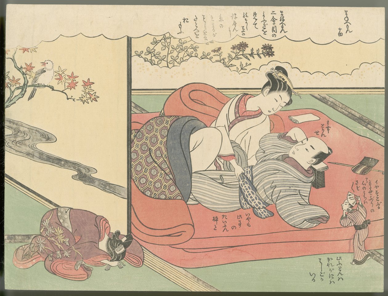Nummer 14 door Suzuki Harunobu