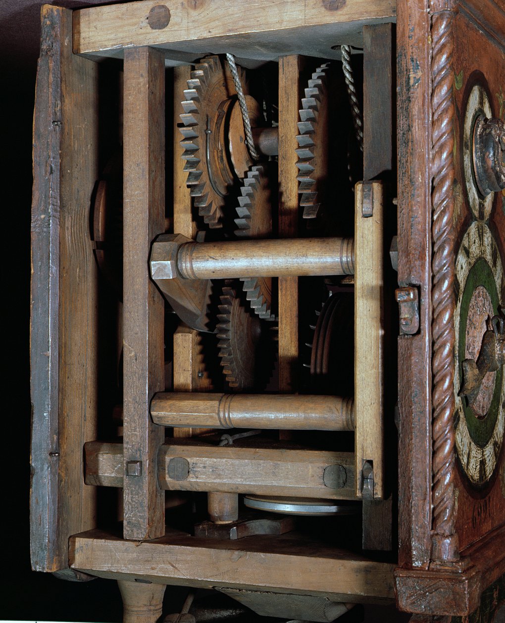 Huishoudelijke wekker, 1669 door Swiss School