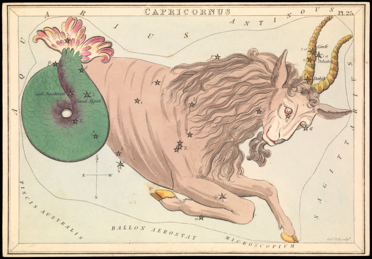 Capricornus, c.1825 door Sydney Hall