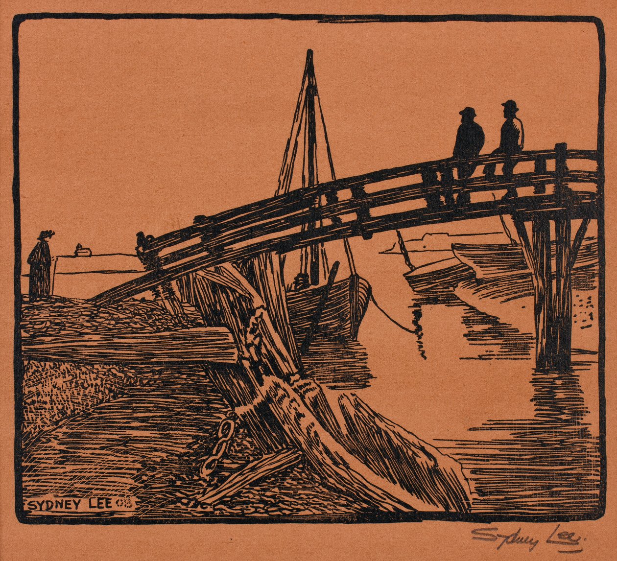 De Brug, Walberswick door Sydney Lee