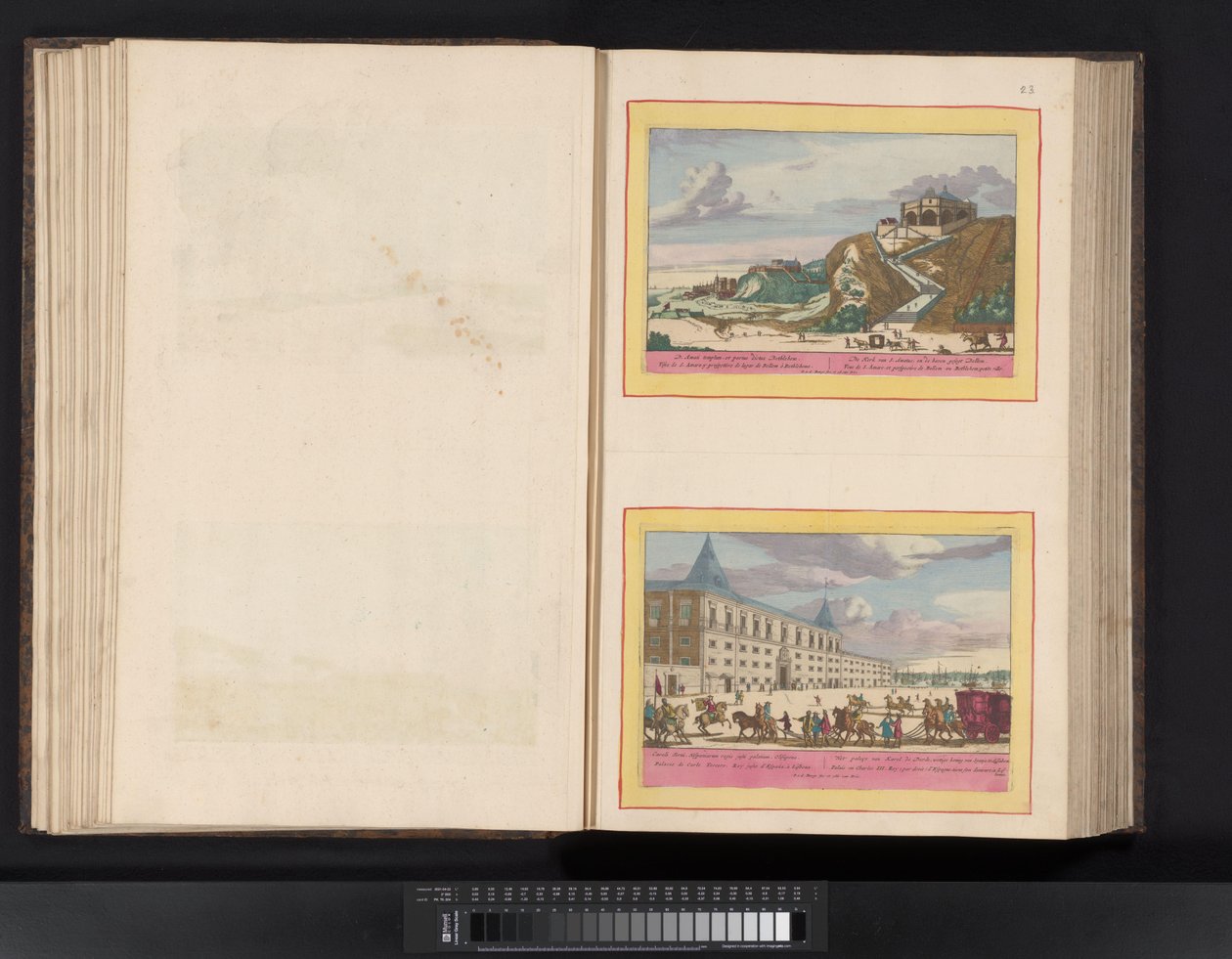 Kust bij Lissabon met de plaatsen Cascais en Bélem door Symon Novelanus (possibly)