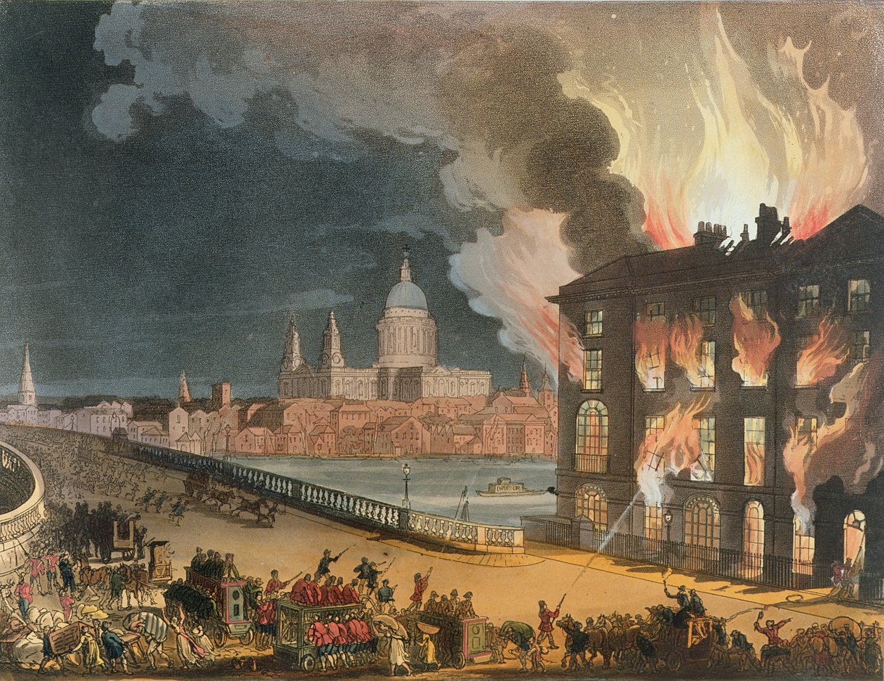 Brand in Londen, uit 