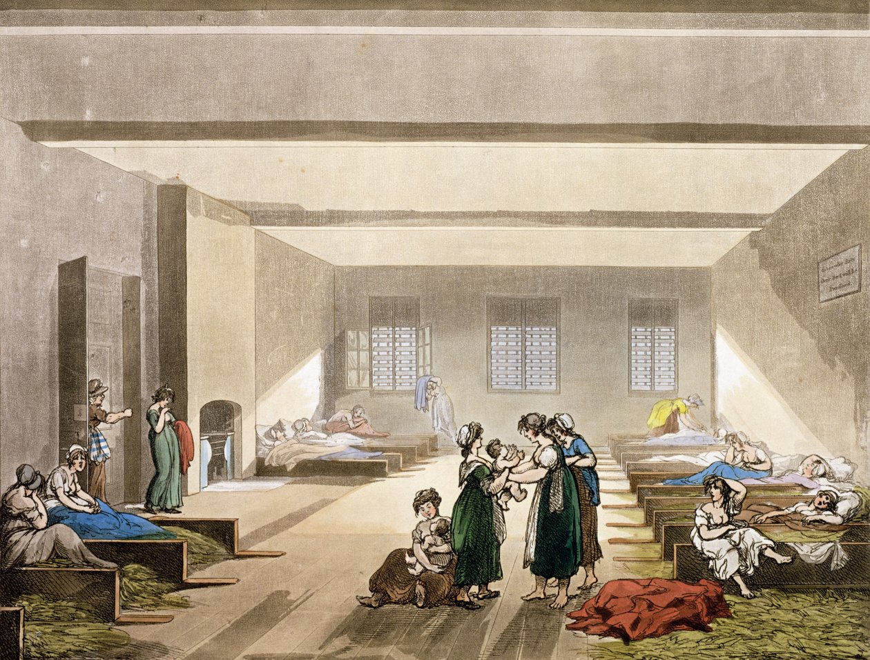 Pass-Room, Bridewell, uit Ackermann