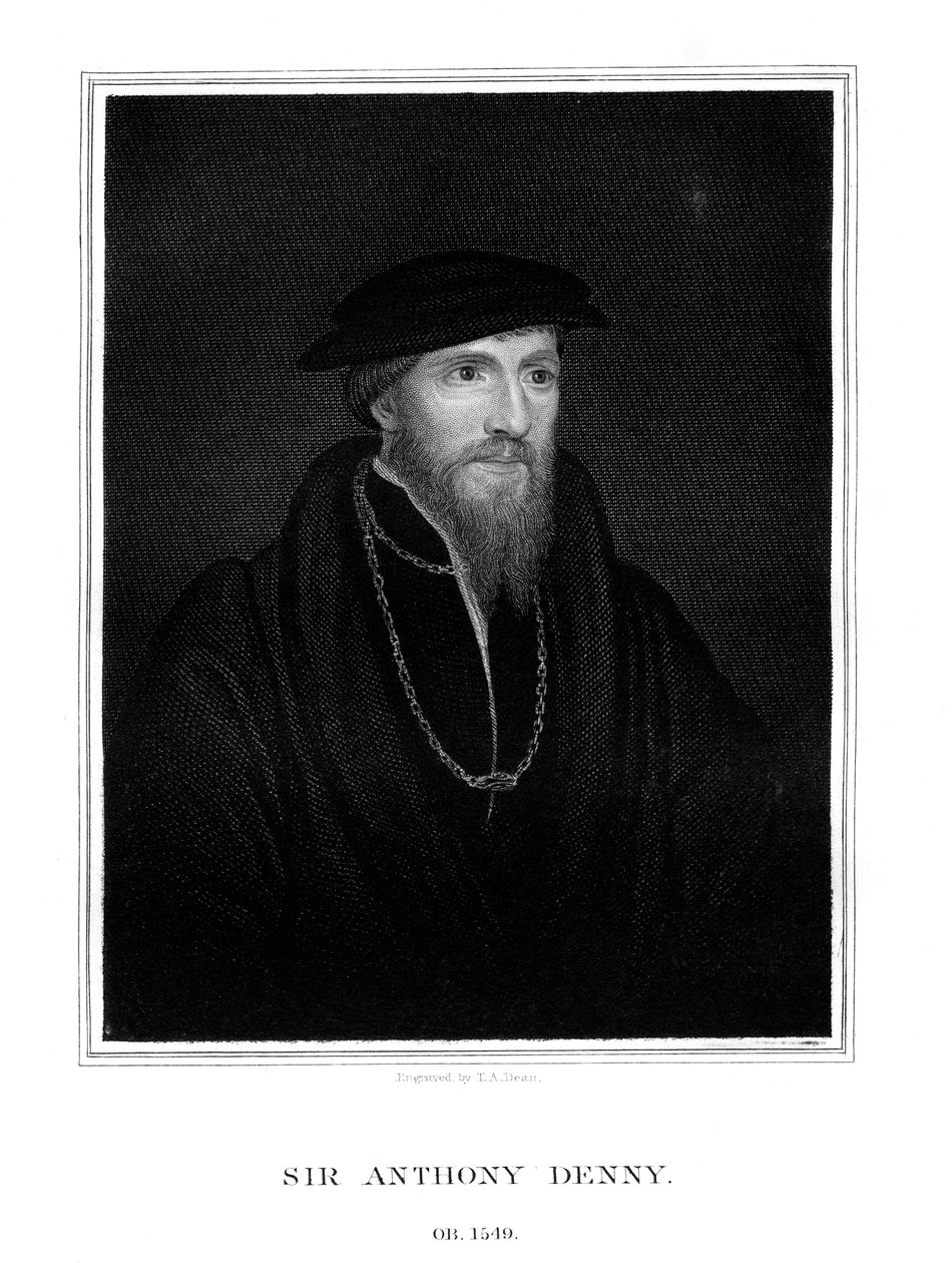 Sir Anthony Denny, hoveling van Hendrik VIII, 1827 door T. A. Dean