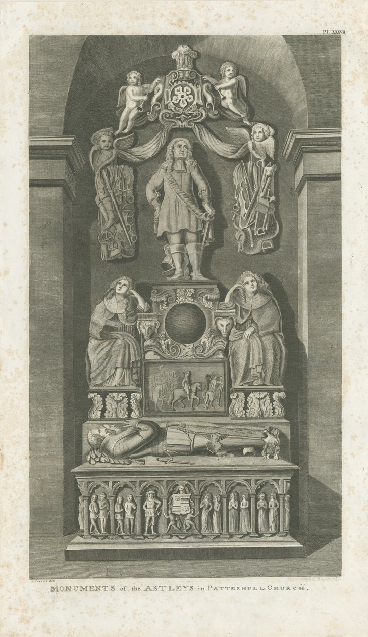 Interieur van Patshull Kerk - Astley