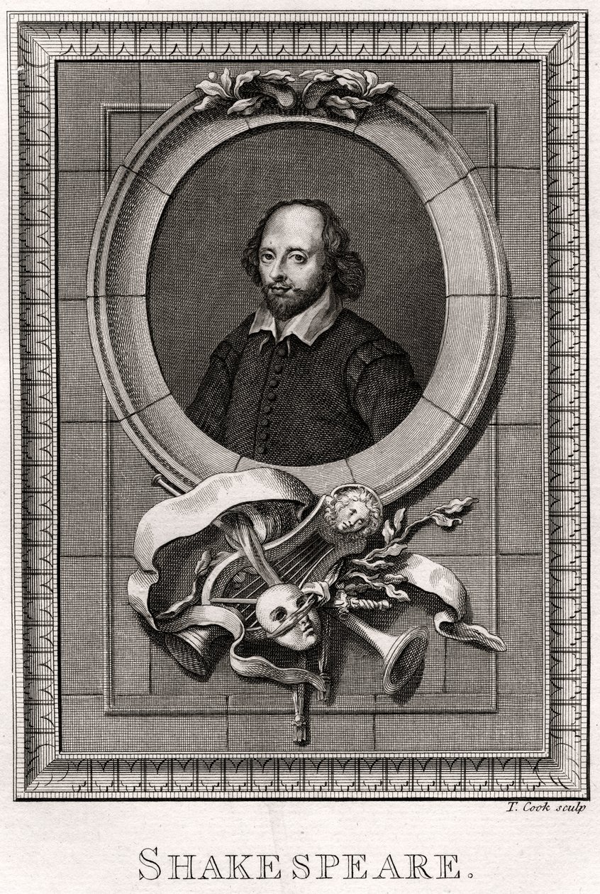 Shakespeare, 1776 door T. Cook
