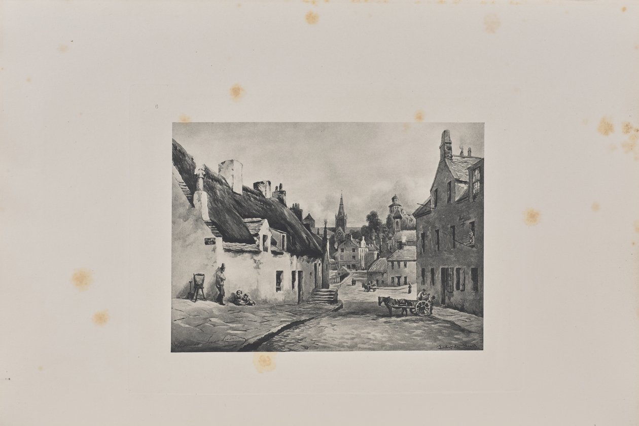 Ladywell Street, in de richting van de kathedraal door T. and R. Annan and Sons