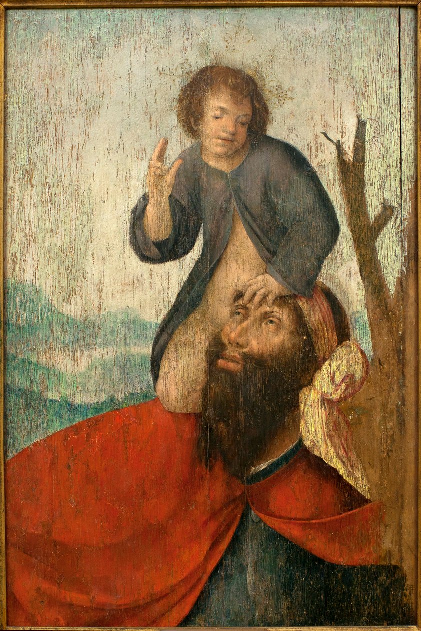 Sint-Christoffel door Taborda Vlame Frey (worshop of) Carlos