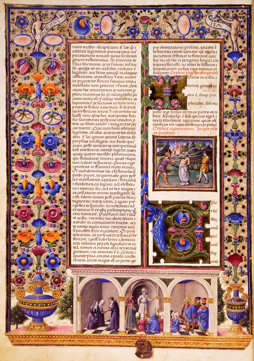 Proloog tot profetische boeken, uit Volume II van de Bijbel van Borso d