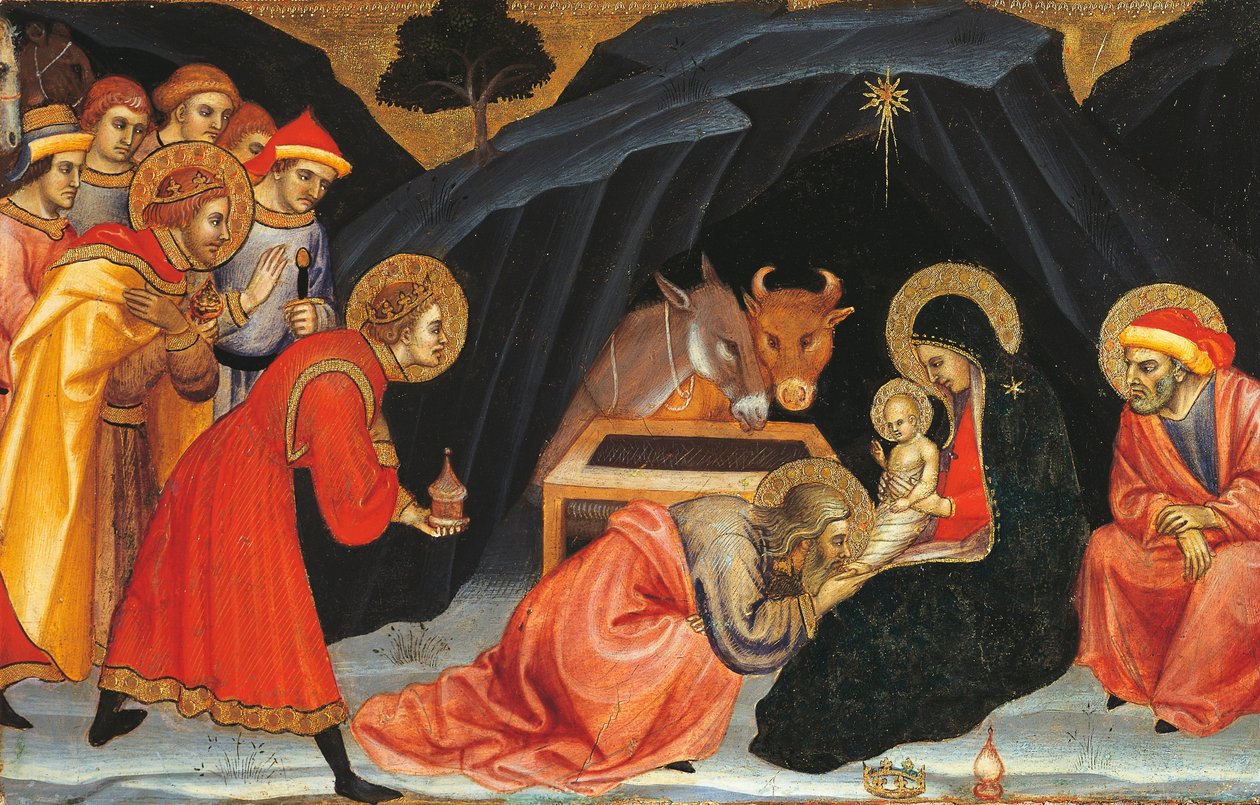 Aanbidding der Wijzen door Taddeo di Bartolo
