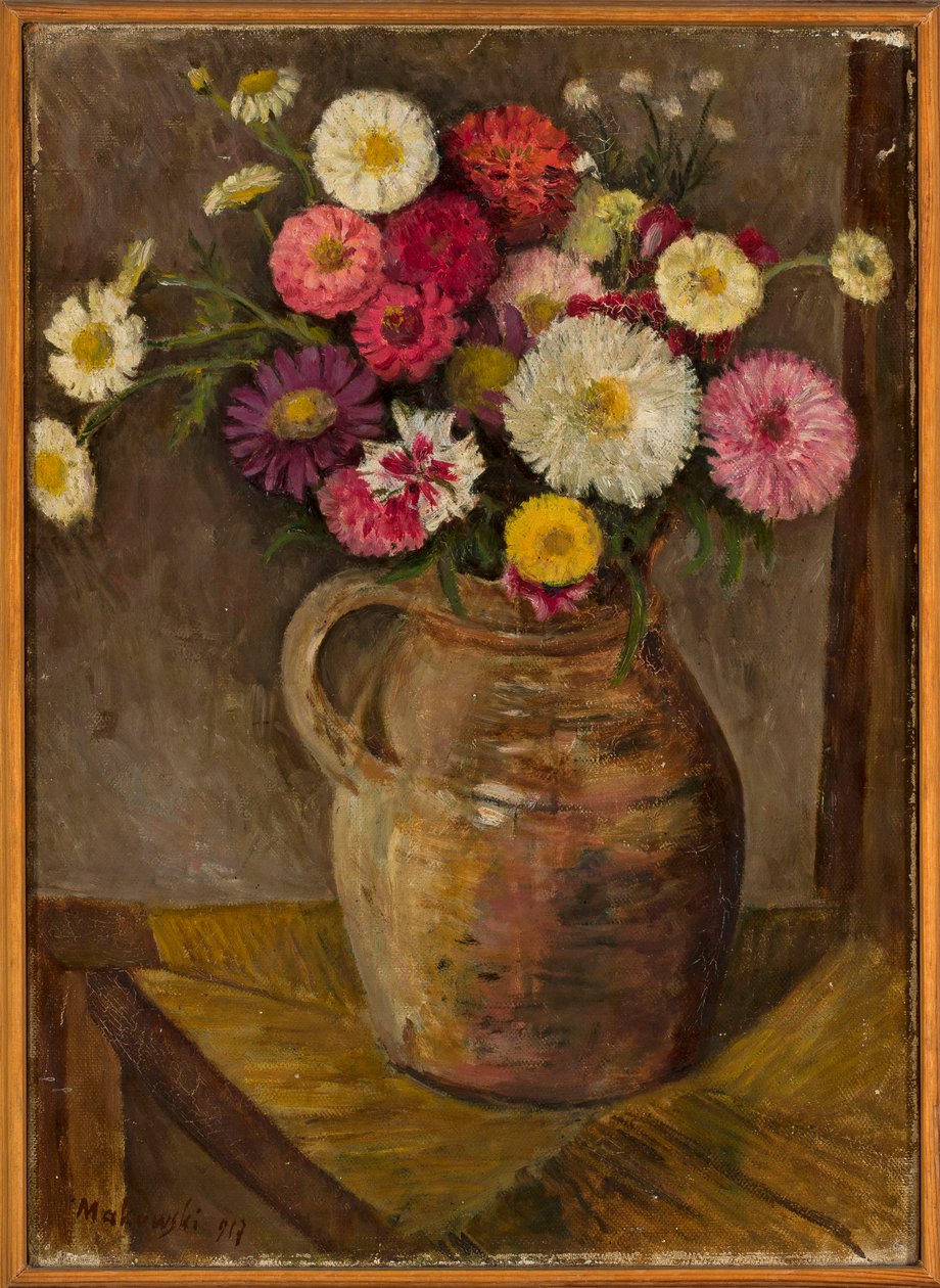 Asters en zinnia