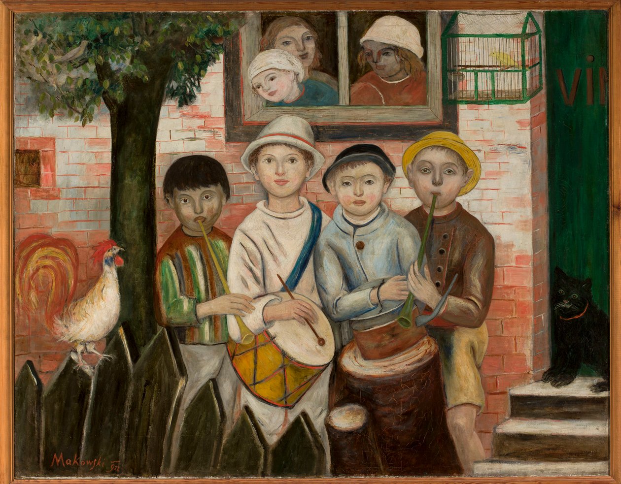 Kinderkapel door Tadeusz Makowski