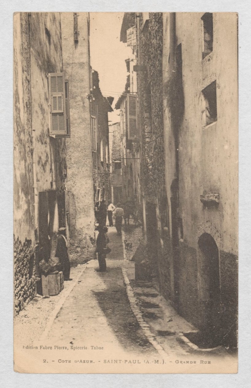 Briefkaart aan Maria Mickiewiczówna door Tadeusz Makowski