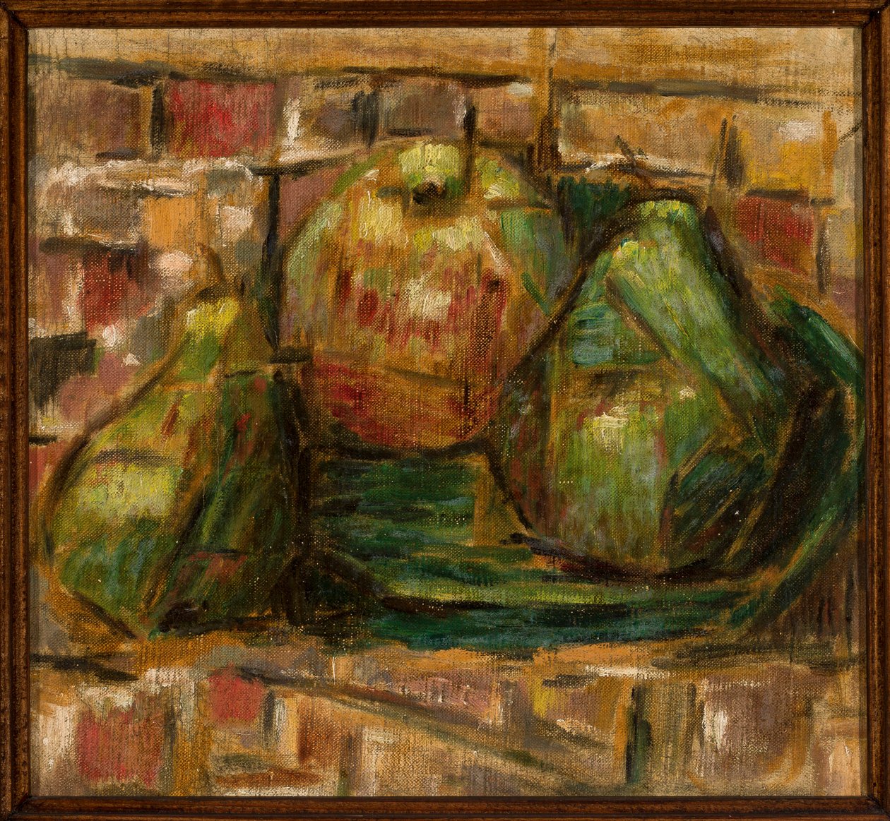 Stilleven met peren door Tadeusz Makowski
