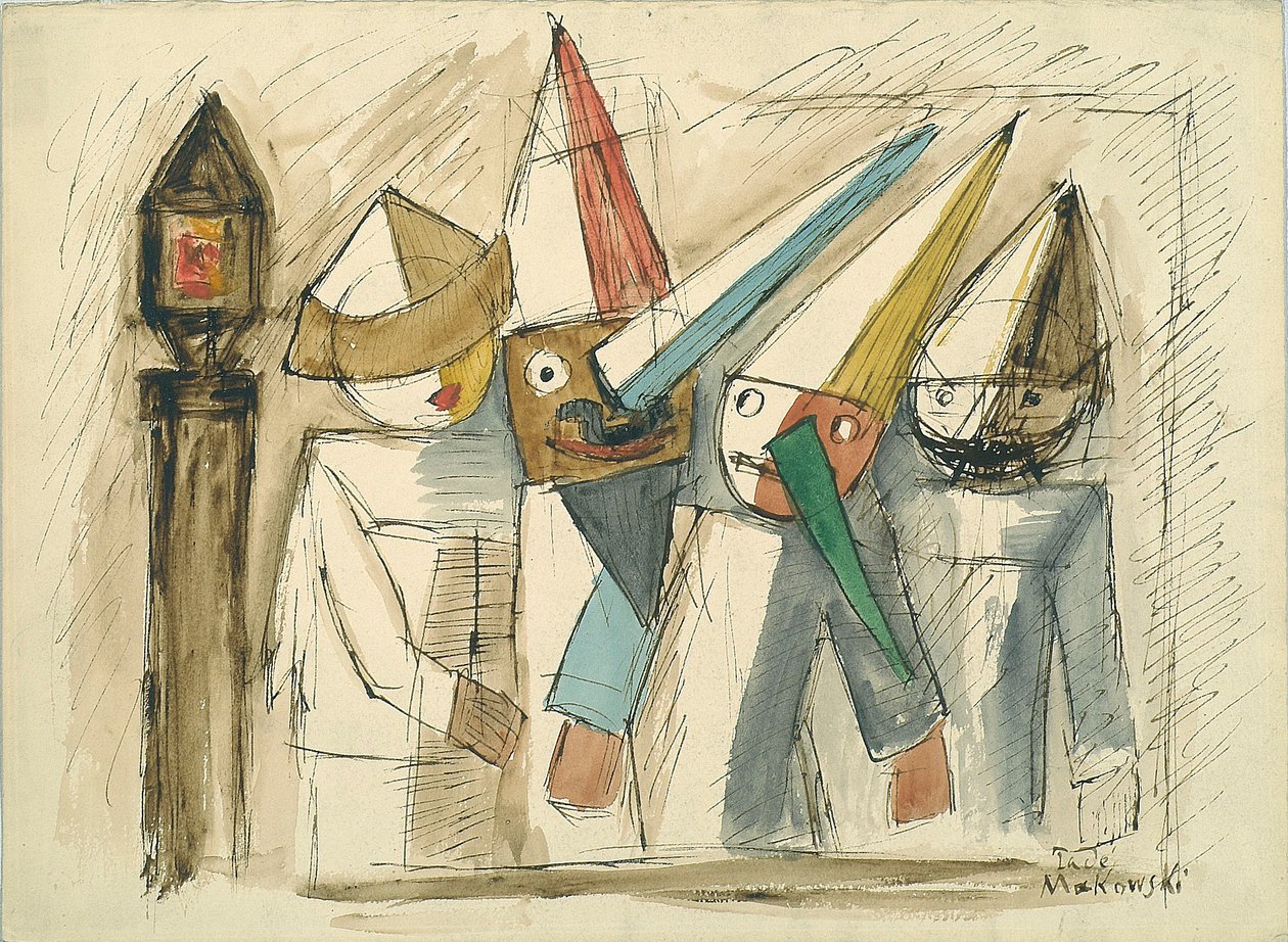 Maskerade door Tadeusz Makowski