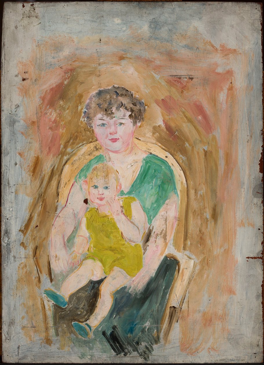 Mutter mit Kind door Tadeusz Makowski