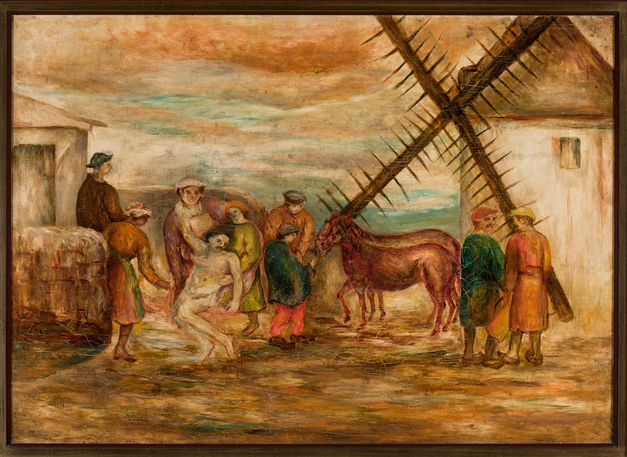 De barmhartige Samaritaan door Tadeusz Makowski